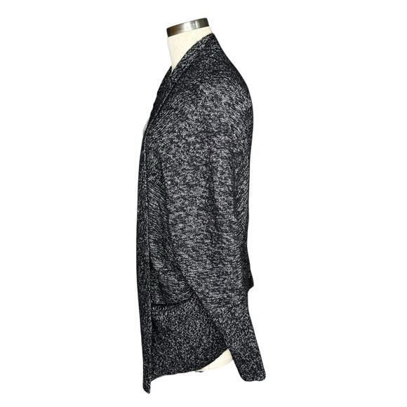 BABATON Aritzia Gray Black Open Cardigan Sweater Women's Size Small Mohair Blend - Picture 3 of 8